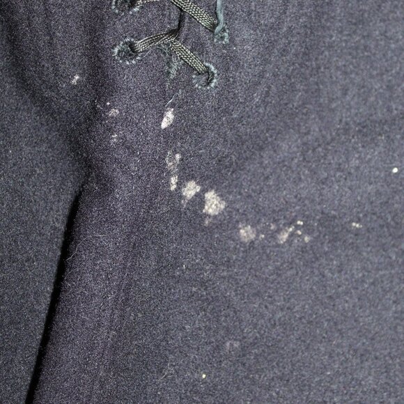 Vintage US Navy Sailor Blue Wool Cracker Jack Button Front Flare Leg Pants 31x29 - Picture 7 of 12